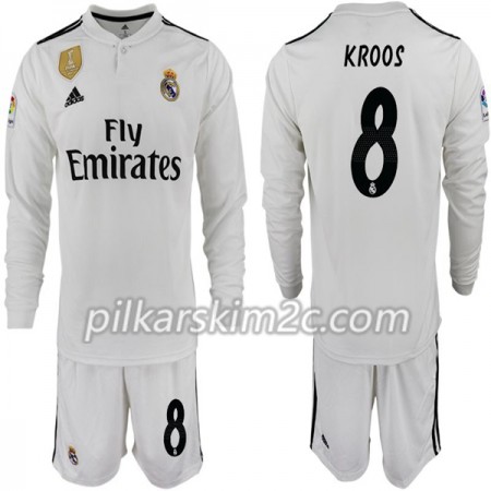 Koszulka Real Madryt KROOS 8 Dziecięca Główna 2018-2019 - Koszulki Piłkarskie(L/S)